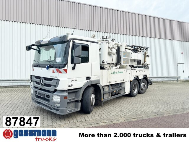 Mercedes-Benz Actros 2536 L 6x2, Müller Saug- und Spülwagen - Σάρωθρο δρόμων: φωτογραφία 1 Mercedes-Benz Actros 2536 L 6x2, Müller Saug- und Spülwagen - Σάρωθρο δρόμων: φωτογραφία 1
