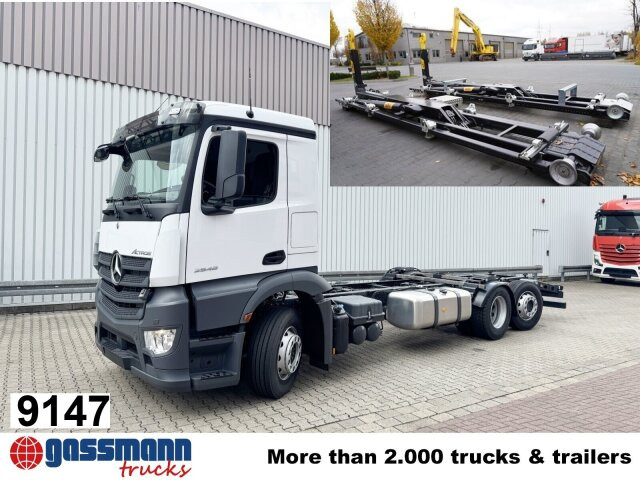 Mercedes-Benz Actros 2548 L 6x2, Retarder, Lenk-/Liftachse - Φορτηγό φόρτωσης γάντζου: φωτογραφία 1 Mercedes-Benz Actros 2548 L 6x2, Retarder, Lenk-/Liftachse - Φορτηγό φόρτωσης γάντζου: φωτογραφία 1