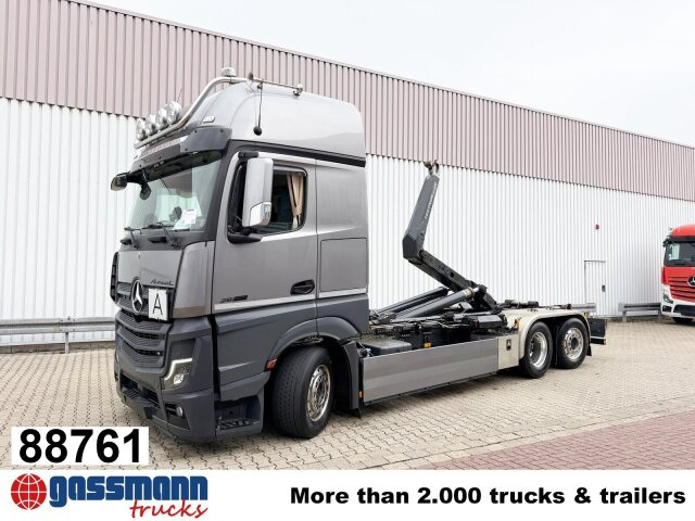 Mercedes-Benz Actros 2552 L 6x2, Lenk/Lift, Retarder, - Φορτηγό φόρτωσης γάντζου: φωτογραφία 1 Mercedes-Benz Actros 2552 L 6x2, Lenk/Lift, Retarder, - Φορτηγό φόρτωσης γάντζου: φωτογραφία 1