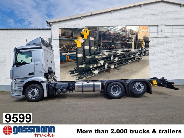 Mercedes-Benz Actros 2553 LL 6x2/46, Retarder, Liftachse, - Φορτηγό φόρτωσης γάντζου: φωτογραφία 1 Mercedes-Benz Actros 2553 LL 6x2/46, Retarder, Liftachse, - Φορτηγό φόρτωσης γάντζου: φωτογραφία 1