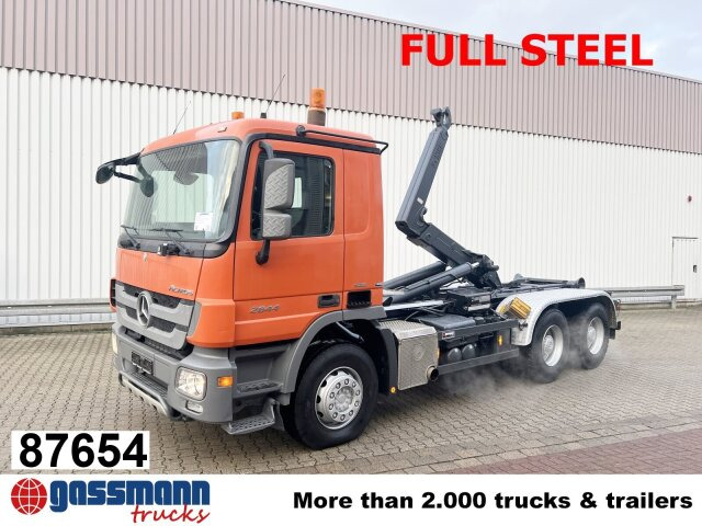 Mercedes-Benz Actros 2644/48 K 6x4, Hiab Multilift - Φορτηγό φόρτωσης γάντζου: φωτογραφία 1 Mercedes-Benz Actros 2644/48 K 6x4, Hiab Multilift - Φορτηγό φόρτωσης γάντζου: φωτογραφία 1