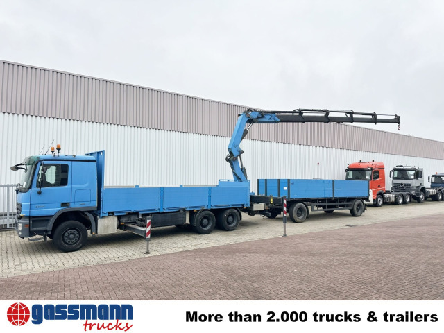 Mercedes-Benz Actros 2741 L 6x4, Twist-Lock ausz. auf 3m, - Φορτηγό με ανοιχτή καρότσα, Φορτηγό με γερανό: φωτογραφία 3 Mercedes-Benz Actros 2741 L 6x4, Twist-Lock ausz. auf 3m, - Φορτηγό με ανοιχτή καρότσα, Φορτηγό με γερανό: φωτογραφία 3