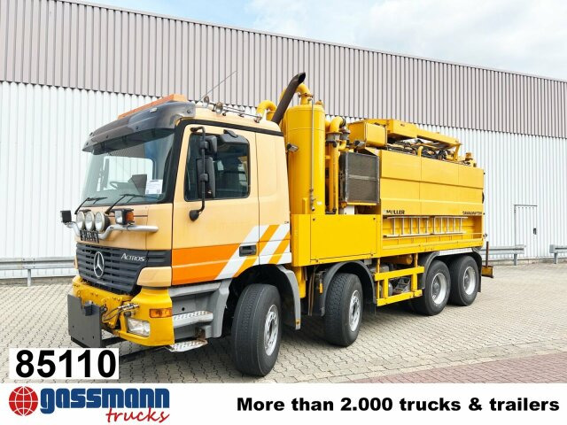 Mercedes-Benz Actros 3243 K 8x4/4, Müller Saug- und - Σάρωθρο δρόμων: φωτογραφία 1 Mercedes-Benz Actros 3243 K 8x4/4, Müller Saug- und - Σάρωθρο δρόμων: φωτογραφία 1