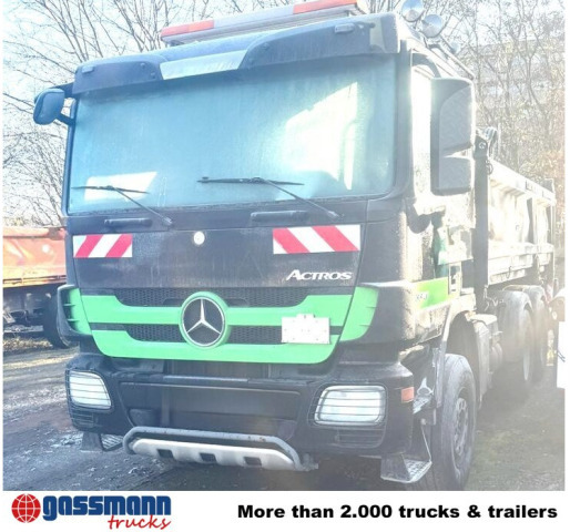 Mercedes-Benz Actros 3341 K 6x4, Bormatik links, Heckkran Penz - Φορτηγό ανατρεπόμενο, Φορτηγό με γερανό: φωτογραφία 2 Mercedes-Benz Actros 3341 K 6x4, Bormatik links, Heckkran Penz - Φορτηγό ανατρεπόμενο, Φορτηγό με γερανό: φωτογραφία 2