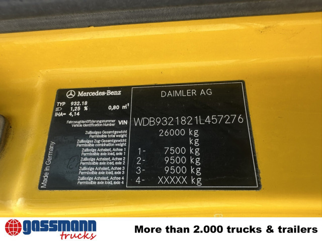 Mercedes-Benz Actros 3348 AK 6x6, Bordmatik links - Φορτηγό ανατρεπόμενο: φωτογραφία 4 Mercedes-Benz Actros 3348 AK 6x6, Bordmatik links - Φορτηγό ανατρεπόμενο: φωτογραφία 4