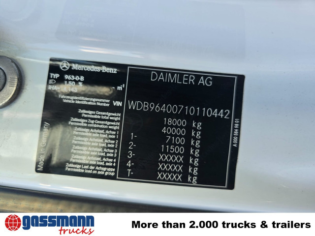 Mercedes-Benz Arocs 1827/30 A 4x4, mehrfach vorhanden! - Φορτηγό σασί: φωτογραφία 4 Mercedes-Benz Arocs 1827/30 A 4x4, mehrfach vorhanden! - Φορτηγό σασί: φωτογραφία 4