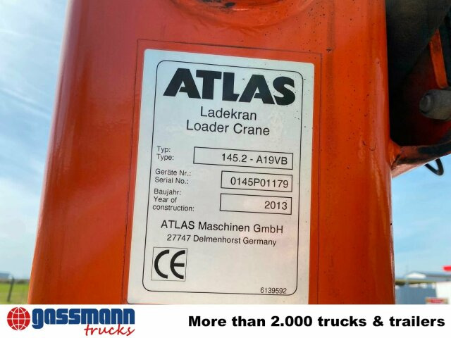 Mercedes-Benz Arocs 2545 L/6x2/4, Atlas Kran, 145.2-A19 VB, - Φορτηγό με ανοιχτή καρότσα, Φορτηγό με γερανό: φωτογραφία 2 Mercedes-Benz Arocs 2545 L/6x2/4, Atlas Kran, 145.2-A19 VB, - Φορτηγό με ανοιχτή καρότσα, Φορτηγό με γερανό: φωτογραφία 2