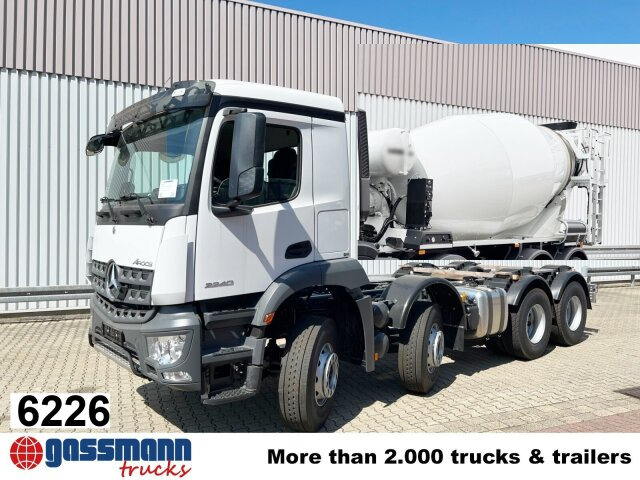 Mercedes-Benz Arocs 3240 8x4, 9/10m³ Mischer - Μπετονιέρα φορτηγό: φωτογραφία 1 Mercedes-Benz Arocs 3240 8x4, 9/10m³ Mischer - Μπετονιέρα φορτηγό: φωτογραφία 1