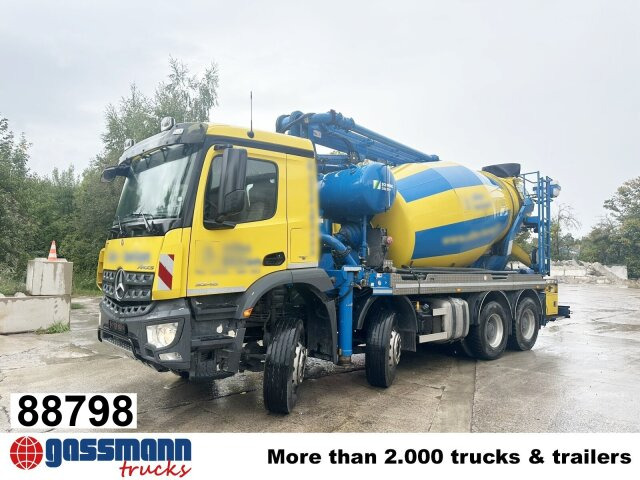 Mercedes-Benz Arocs 3246 B 8x4 Stetter Mischer 7m³, Pumpe 25m - Μπετονιέρα φορτηγό: φωτογραφία 1 Mercedes-Benz Arocs 3246 B 8x4 Stetter Mischer 7m³, Pumpe 25m - Μπετονιέρα φορτηγό: φωτογραφία 1
