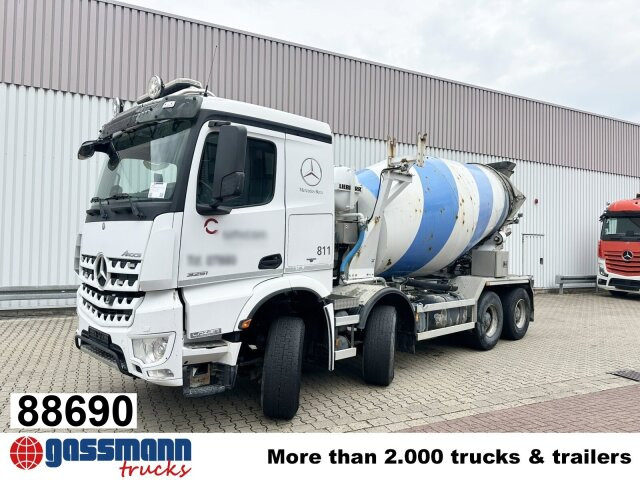 Mercedes-Benz Arocs 3251 8x4/4, Betonmischer Liebherr ca. 9m³ - Μπετονιέρα φορτηγό: φωτογραφία 1 Mercedes-Benz Arocs 3251 8x4/4, Betonmischer Liebherr ca. 9m³ - Μπετονιέρα φορτηγό: φωτογραφία 1