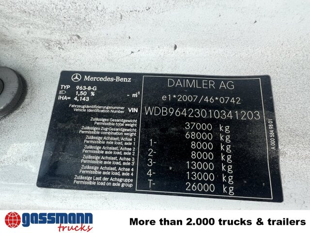 Mercedes-Benz Arocs 3253 K 8x4/4, Retarder, Stahlmulde ca. - Ανατρεπόμενο όχημα: φωτογραφία 2 Mercedes-Benz Arocs 3253 K 8x4/4, Retarder, Stahlmulde ca. - Ανατρεπόμενο όχημα: φωτογραφία 2