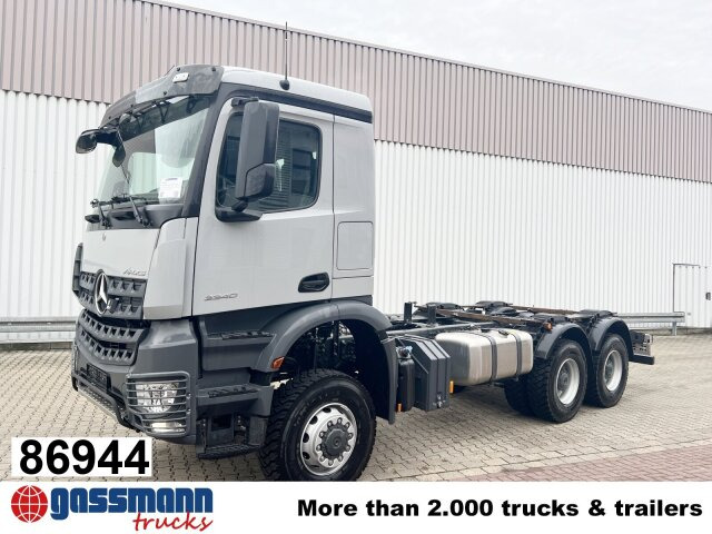 Mercedes-Benz Arocs 3340/46 A 6x6, Grounder - Φορτηγό σασί: φωτογραφία 1 Mercedes-Benz Arocs 3340/46 A 6x6, Grounder - Φορτηγό σασί: φωτογραφία 1