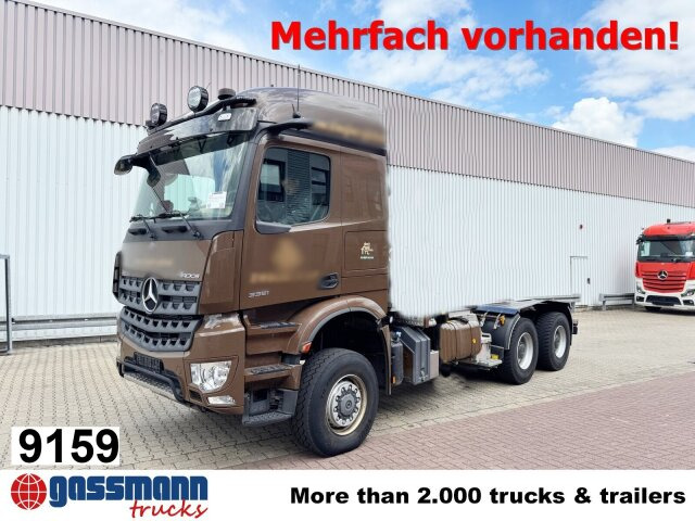 Mercedes-Benz Arocs 3351 LS 6x6, Grounder, MirrorCam, Navi - Φορτηγό σασί: φωτογραφία 1 Mercedes-Benz Arocs 3351 LS 6x6, Grounder, MirrorCam, Navi - Φορτηγό σασί: φωτογραφία 1