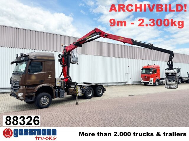 Mercedes-Benz Arocs 3351 LS 6x6, Grounder, MirrorCam, Navi, - Τράκτορας: φωτογραφία 1 Mercedes-Benz Arocs 3351 LS 6x6, Grounder, MirrorCam, Navi, - Τράκτορας: φωτογραφία 1