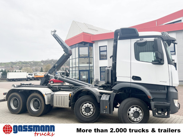 Νέα Φορτηγό φόρτωσης γάντζου Mercedes-Benz Arocs 4142/48  8x4/4, Grounder, Meiller RS26: φωτογραφία 9