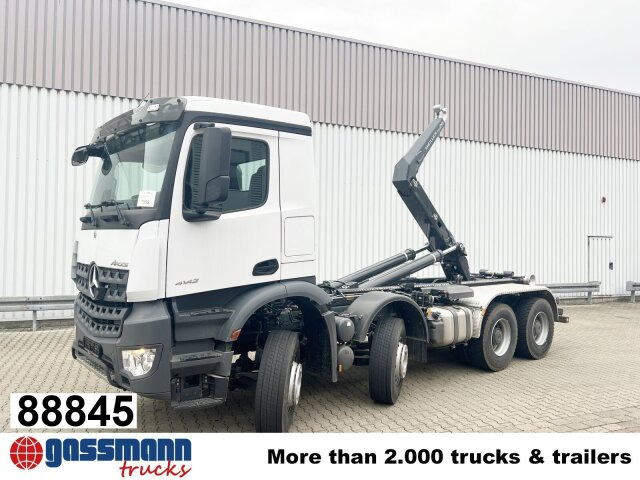 Mercedes-Benz Arocs 4142/48 8x4/4, Grounder, Meiller RS26 - Φορτηγό φόρτωσης γάντζου: φωτογραφία 1 Mercedes-Benz Arocs 4142/48 8x4/4, Grounder, Meiller RS26 - Φορτηγό φόρτωσης γάντζου: φωτογραφία 1