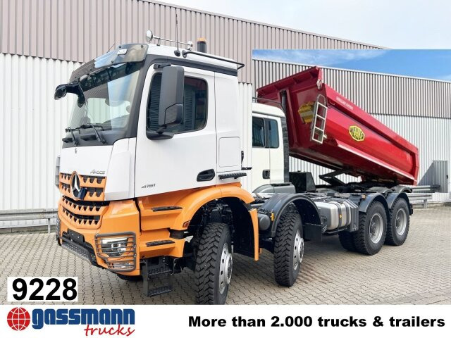 Mercedes-Benz Arocs 4151 AK 8x8/4, Grounder, Meiller - Ανατρεπόμενο όχημα: φωτογραφία 1 Mercedes-Benz Arocs 4151 AK 8x8/4, Grounder, Meiller - Ανατρεπόμενο όχημα: φωτογραφία 1