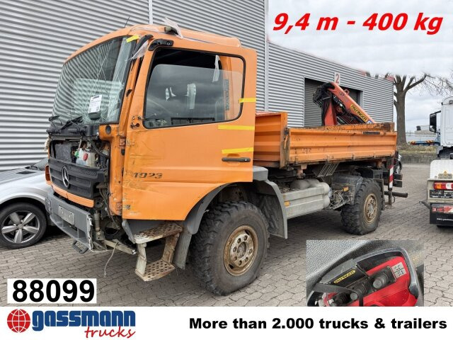 Mercedes-Benz Atego 1023 A 4x4, Einzelbereifung, Heckkran - Φορτηγό σασί, Φορτηγό με γερανό: φωτογραφία 1 Mercedes-Benz Atego 1023 A 4x4, Einzelbereifung, Heckkran - Φορτηγό σασί, Φορτηγό με γερανό: φωτογραφία 1