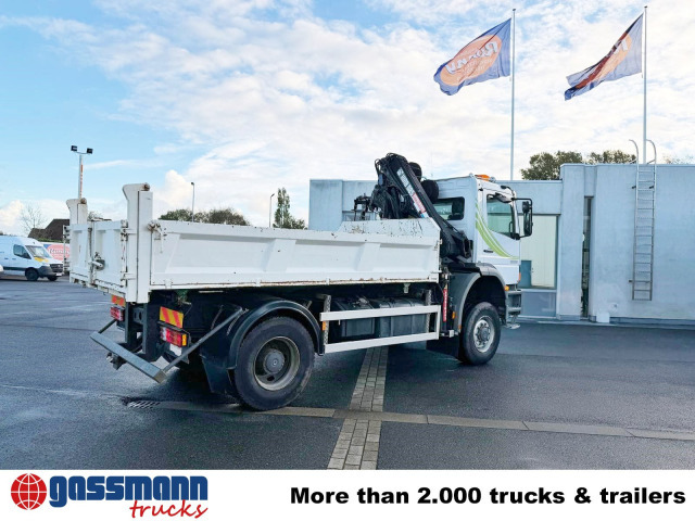 Mercedes-Benz Atego 1823AK 4x4, Kran HIAB, Bordmatik - Φορτηγό ανατρεπόμενο, Φορτηγό με γερανό: φωτογραφία 2 Mercedes-Benz Atego 1823AK 4x4, Kran HIAB, Bordmatik - Φορτηγό ανατρεπόμενο, Φορτηγό με γερανό: φωτογραφία 2