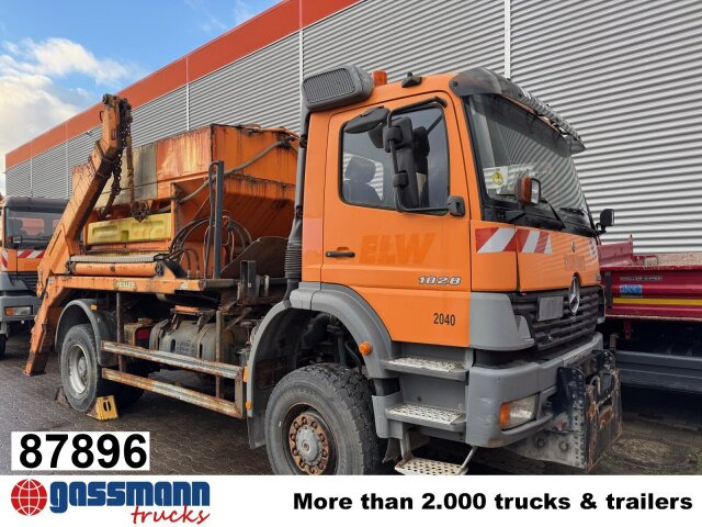 Mercedes-Benz Atego 1828 4x4, Tele-Absetzer, - Φορτηγό καδοφόρος φορτωτής: φωτογραφία 1 Mercedes-Benz Atego 1828 4x4, Tele-Absetzer, - Φορτηγό καδοφόρος φορτωτής: φωτογραφία 1