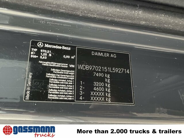 Mercedes-Benz Atego 816 L 4x2 mit LBW, 4x Vorhanden! - Φορτηγό κόφα: φωτογραφία 2 Mercedes-Benz Atego 816 L 4x2 mit LBW, 4x Vorhanden! - Φορτηγό κόφα: φωτογραφία 2