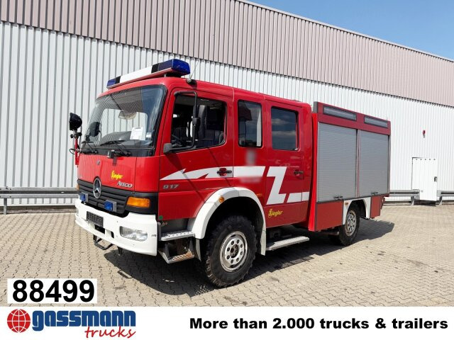 Mercedes-Benz Atego 917 4x4, LF 10, Einzelbereifung, AT-Motor - Πυροσβεστικό όχημα: φωτογραφία 1 Mercedes-Benz Atego 917 4x4, LF 10, Einzelbereifung, AT-Motor - Πυροσβεστικό όχημα: φωτογραφία 1