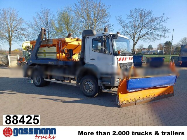 Mercedes-Benz Axor 1824 4x4, Tele-Absetzer, - Φορτηγό καδοφόρος φορτωτής: φωτογραφία 1 Mercedes-Benz Axor 1824 4x4, Tele-Absetzer, - Φορτηγό καδοφόρος φορτωτής: φωτογραφία 1