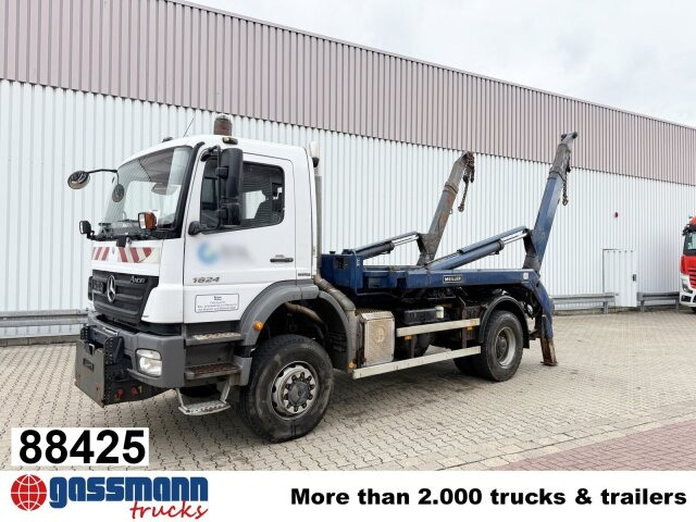 Mercedes-Benz Axor 1824 AK 4x4, Tele-Absetzer, - Φορτηγό καδοφόρος φορτωτής: φωτογραφία 1 Mercedes-Benz Axor 1824 AK 4x4, Tele-Absetzer, - Φορτηγό καδοφόρος φορτωτής: φωτογραφία 1