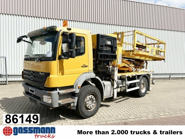 Mercedes-Benz Axor 1824 K 4x2, AMV Hubsteiger + Kompressor, - Φορτηγό με εναέρια πλατφόρμα: φωτογραφία 1 Mercedes-Benz Axor 1824 K 4x2, AMV Hubsteiger + Kompressor, - Φορτηγό με εναέρια πλατφόρμα: φωτογραφία 1