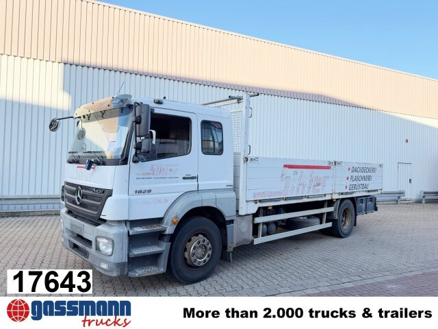 Mercedes-Benz Axor 1829 L 4x2, 6-Sitzer - Φορτηγό με ανοιχτή καρότσα: φωτογραφία 1 Mercedes-Benz Axor 1829 L 4x2, 6-Sitzer - Φορτηγό με ανοιχτή καρότσα: φωτογραφία 1