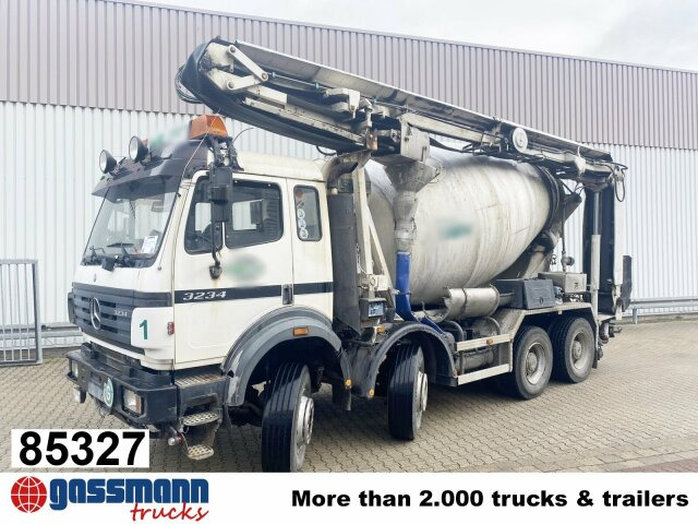 Mercedes-Benz SK II 3234 B 8x4/4, LT Betonmischer, - Μπετονιέρα φορτηγό: φωτογραφία 1 Mercedes-Benz SK II 3234 B 8x4/4, LT Betonmischer, - Μπετονιέρα φορτηγό: φωτογραφία 1
