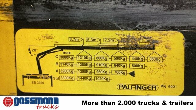 Renault D 180.75 4x2 mit Kran Palfinger PK6001 - Φορτηγό με ανοιχτή καρότσα, Φορτηγό με γερανό: φωτογραφία 4 Renault D 180.75 4x2 mit Kran Palfinger PK6001 - Φορτηγό με ανοιχτή καρότσα, Φορτηγό με γερανό: φωτογραφία 4