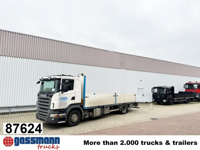 Scania R380 DB 4x2 MNA, Platz für Heckkran, 2x AHK - Φορτηγό με ανοιχτή καρότσα: φωτογραφία 1 Scania R380 DB 4x2 MNA, Platz für Heckkran, 2x AHK - Φορτηγό με ανοιχτή καρότσα: φωτογραφία 1