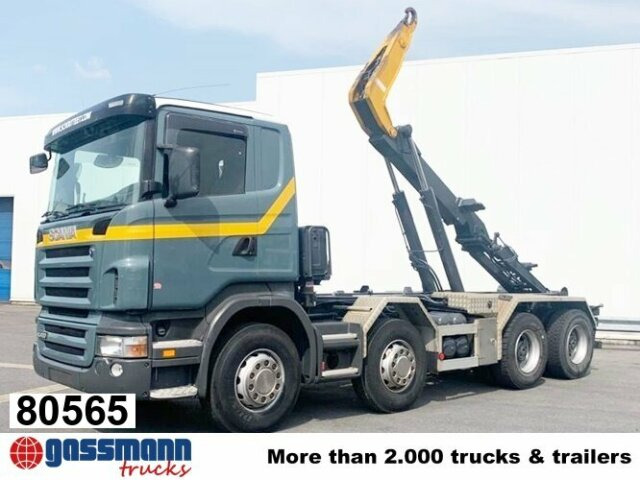 Scania R420 CB 8x4 MNZ, Retarder, Euro4 - Φορτηγό φόρτωσης γάντζου: φωτογραφία 1 Scania R420 CB 8x4 MNZ, Retarder, Euro4 - Φορτηγό φόρτωσης γάντζου: φωτογραφία 1