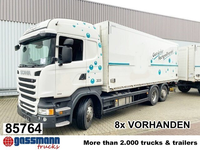 Scania R450 LB 6x2-4 Getränkekoffer, Retarder, - Φορτηγό κόφα: φωτογραφία 1 Scania R450 LB 6x2-4 Getränkekoffer, Retarder, - Φορτηγό κόφα: φωτογραφία 1