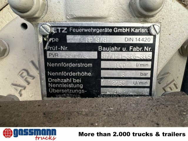 Unimog U 1300 L 435/11 4x4, Bundeswehr-Feuerwehr - Πυροσβεστικό όχημα: φωτογραφία 2 Unimog U 1300 L 435/11 4x4, Bundeswehr-Feuerwehr - Πυροσβεστικό όχημα: φωτογραφία 2