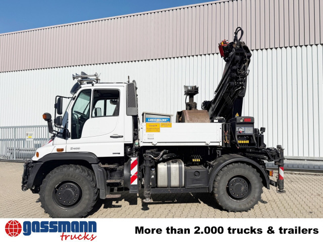 Unimog U400 4x4, Frontzapfwelle, Heckkran Hiab XS - Φορτηγό με ανοιχτή καρότσα, Φορτηγό με γερανό: φωτογραφία 4 Unimog U400 4x4, Frontzapfwelle, Heckkran Hiab XS - Φορτηγό με ανοιχτή καρότσα, Φορτηγό με γερανό: φωτογραφία 4