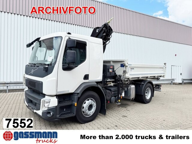 Volvo FL 280 4x4 mit 10-13 m/t Kran - Φορτηγό ανατρεπόμενο, Φορτηγό με γερανό: φωτογραφία 1 Volvo FL 280 4x4 mit 10-13 m/t Kran - Φορτηγό ανατρεπόμενο, Φορτηγό με γερανό: φωτογραφία 1