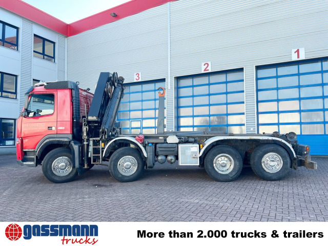 Volvo FM 460 8x2-6, Lenk-/Liftachse, Kran HMF 2020-K4, - Φορτηγό φόρτωσης γάντζου, Φορτηγό με γερανό: φωτογραφία 3 Volvo FM 460 8x2-6, Lenk-/Liftachse, Kran HMF 2020-K4, - Φορτηγό φόρτωσης γάντζου, Φορτηγό με γερανό: φωτογραφία 3
