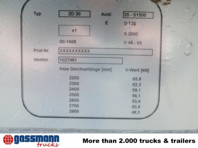 Zugdeichsel - Πλαίσιο/ Σασί: φωτογραφία 2 Zugdeichsel - Πλαίσιο/ Σασί: φωτογραφία 2