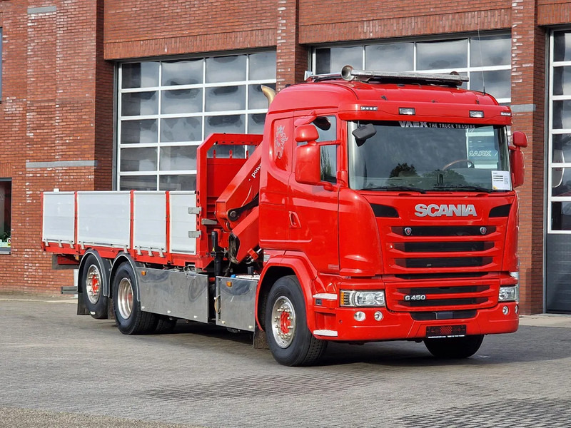 Scania G450 6x2*4 - HMF 2620 K5 Crane with remote - Retarder - Steering axle - Φορτηγό με γερανό: φωτογραφία 2 Scania G450 6x2*4 - HMF 2620 K5 Crane with remote - Retarder - Steering axle - Φορτηγό με γερανό: φωτογραφία 2