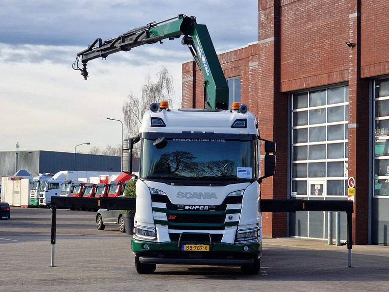 Φορτηγό φόρτωσης γάντζου, Φορτηγό με γερανό Scania G500 XT 8x4*4 - HMF 2820K Crane - AJK 20T Hooklift - Retarder - Full air - Like new: φωτογραφία 17 Φορτηγό φόρτωσης γάντζου, Φορτηγό με γερανό Scania G500 XT 8x4*4 - HMF 2820K Crane - AJK 20T Hooklift - Retarder - Full air - Like new: φωτογραφία 17