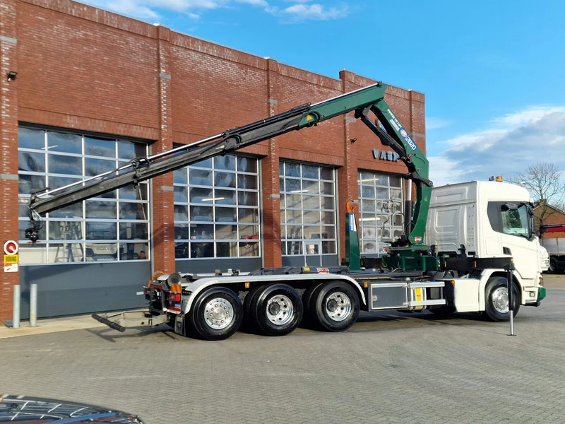 Φορτηγό φόρτωσης γάντζου, Φορτηγό με γερανό Scania G500 XT 8x4*4 - HMF 2820K Crane - AJK 20T Hooklift - Retarder - Full air - Like new: φωτογραφία 20 Φορτηγό φόρτωσης γάντζου, Φορτηγό με γερανό Scania G500 XT 8x4*4 - HMF 2820K Crane - AJK 20T Hooklift - Retarder - Full air - Like new: φωτογραφία 20