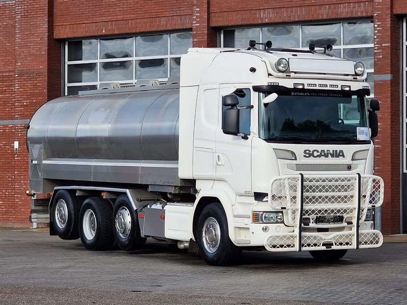 Scania R520 V8 8x2*4 - Tank - 19.000L - 4 compartments - Pump and counter - Retarder - Φορτηγό βυτιοφόρο: φωτογραφία 1 Scania R520 V8 8x2*4 - Tank - 19.000L - 4 compartments - Pump and counter - Retarder - Φορτηγό βυτιοφόρο: φωτογραφία 1