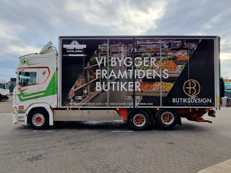 Scania R580 V8 NGS Highline 6x2 - Box with sidedoors - Loadlift - Retarder - Full air - 475 wb - Φορτηγό κόφα: φωτογραφία 5 Scania R580 V8 NGS Highline 6x2 - Box with sidedoors - Loadlift - Retarder - Full air - 475 wb - Φορτηγό κόφα: φωτογραφία 5