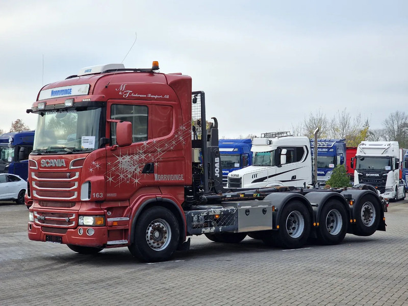 Scania R730 V8 Highline - 8x4*4 - JOAB Hooklift - Steering axle - Full air - Night clima - Φορτηγό φόρτωσης γάντζου: φωτογραφία 3 Scania R730 V8 Highline - 8x4*4 - JOAB Hooklift - Steering axle - Full air - Night clima - Φορτηγό φόρτωσης γάντζου: φωτογραφία 3