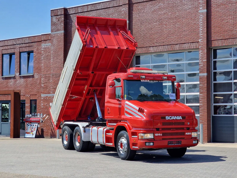 Scania T124-420 6x4 - Tipper - Retarder - Full steel - HUB Reduction - Manual gearbox - Φορτηγό ανατρεπόμενο: φωτογραφία 1 Scania T124-420 6x4 - Tipper - Retarder - Full steel - HUB Reduction - Manual gearbox - Φορτηγό ανατρεπόμενο: φωτογραφία 1
