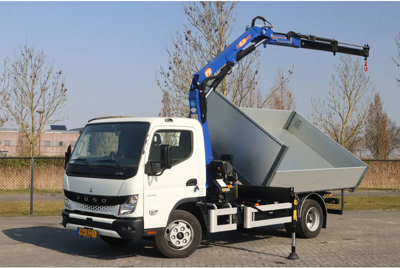 FUSO Canter 7C18 | 4X2 | 3-WAY TIPPER | PM 6.5 KRAN /CRANE - Όχημα με ανατρεπομενη καροτσα: φωτογραφία 1 FUSO Canter 7C18 | 4X2 | 3-WAY TIPPER | PM 6.5 KRAN /CRANE - Όχημα με ανατρεπομενη καροτσα: φωτογραφία 1