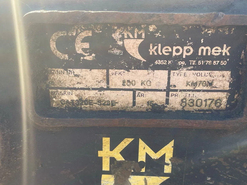 Ψαλίδι υδραυλικό Klepp Mek KM70 | S70 | G70 | QUICK COUPLER | SNELWISSEL: φωτογραφία 10