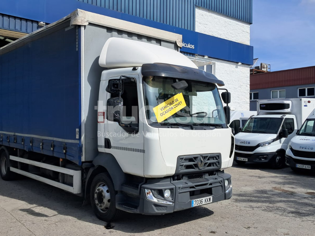 RENAULT D 12.210 SEMITAULINER - Φορτηγό μουσαμάς: φωτογραφία 1 RENAULT D 12.210 SEMITAULINER - Φορτηγό μουσαμάς: φωτογραφία 1